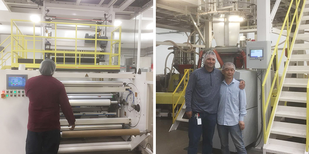 The 5 layer co-extrusion POD blown film line provides strong technical support for Japanese transnational packaging corporation invention of higher class products and has received positive feedback.