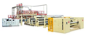 金明精机的3.5米幅宽高速流延机组