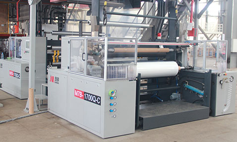 ClassicX Series-Blown Film Extrusion Line (Air-cooling)-5 to 11 Layer Blown High-barrier Film Extrusion Machine WSD-III Winder