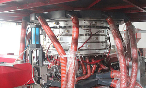 ClassicX Series-Blown Film Extrusion Line (Air-cooling)-3, 4 Layer Co-extrusion Blown Geomembrane Film Machine Die Head