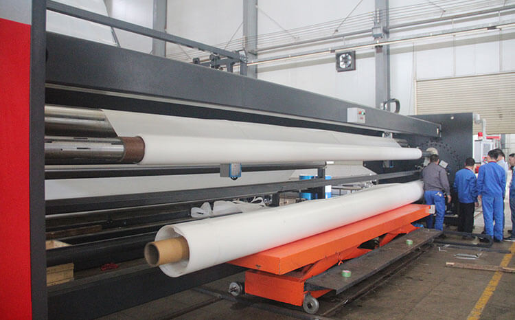ClassicX Series-Blown Film Extrusion Line (Air-cooling)-3, 4 Layer Co-extrusion Blown Geomembrane Film Machine Reinforced Winder